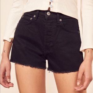 Reformation Dixie High Rise Jean Shorts